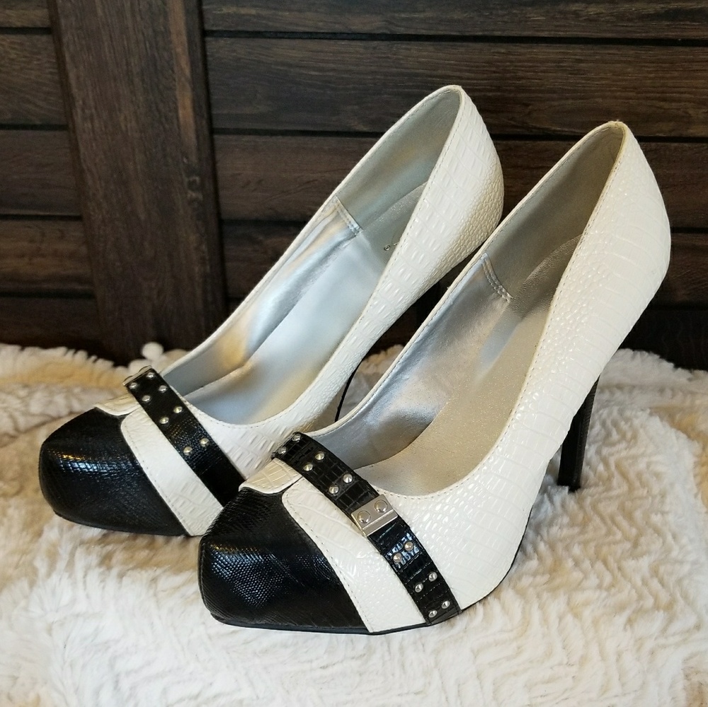 Black and White Heels